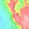 Wye Downs topographic map, elevation, terrain