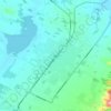 Levin topographic map, elevation, terrain