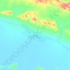 Shahr-e Pir topographic map, elevation, terrain