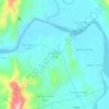 San Simon East topographic map, elevation, terrain