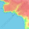 Kynance Cove topographic map, elevation, terrain