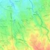 Queens Row Central topographic map, elevation, terrain