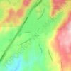 Rainbow topographic map, elevation, terrain