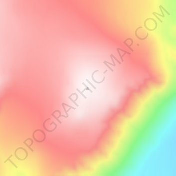 Mount Bolton topographic map, elevation, terrain