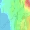 Rice topographic map, elevation, terrain