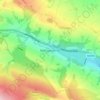 Midhopestones topographic map, elevation, terrain