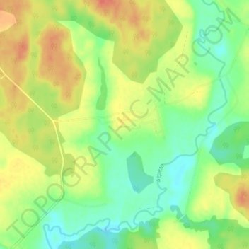 Новоникольское topographic map, elevation, terrain