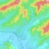 Les Premiers Borrels topographic map, elevation, terrain