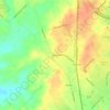 Wicker topographic map, elevation, terrain