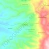 Batugulung topographic map, elevation, terrain