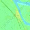 Al Maragha topographic map, elevation, terrain