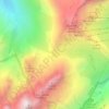 Col d'Ilhéou topographic map, elevation, terrain