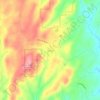 Lovejoy topographic map, elevation, terrain