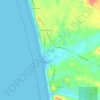 Pacific Beach topographic map, elevation, terrain