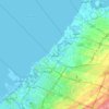 Ajman topographic map, elevation, terrain