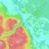 Skäralid topographic map, elevation, terrain