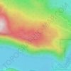 Wesley Ridge topographic map, elevation, terrain