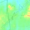 Akin topographic map, elevation, terrain
