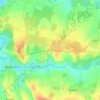 Shaterling topographic map, elevation, terrain