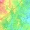 Waterloo topographic map, elevation, terrain