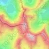 Rysy topographic map, elevation, terrain