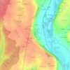 Les Crocs topographic map, elevation, terrain
