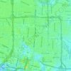 Springfield topographic map, elevation, terrain