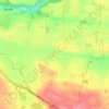 Hutton Magna topographic map, elevation, terrain