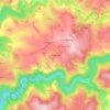 Le Mauron topographic map, elevation, terrain