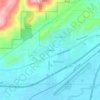 McKibben topographic map, elevation, terrain