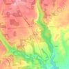 Lernerville topographic map, elevation, terrain