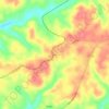 Lyles topographic map, elevation, terrain