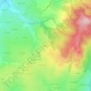 Montignat topographic map, elevation, terrain