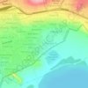 Makuti topographic map, elevation, terrain