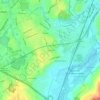 Ashcroft topographic map, elevation, terrain