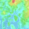 Viet topographic map, elevation, terrain