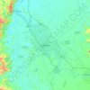 Hamilton topographic map, elevation, terrain