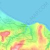 Saltburn by the Sea topographic map, elevation, terrain
