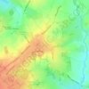 Hook End topographic map, elevation, terrain