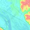 Marcus topographic map, elevation, terrain