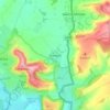 Shroton topographic map, elevation, terrain