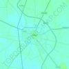 Jhajjar topographic map, elevation, terrain