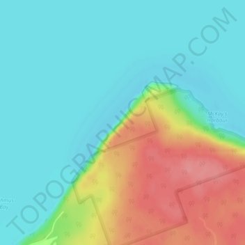 Lions' Head Lookout topographic map, elevation, terrain