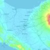 Naga topographic map, elevation, terrain