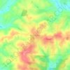 Burris Crossroads topographic map, elevation, terrain