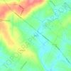 Bergey topographic map, elevation, terrain