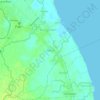 Wakas topographic map, elevation, terrain