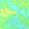 Modhur Chora topographic map, elevation, terrain