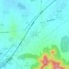 桥头村 topographic map, elevation, terrain