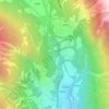 Nanin topographic map, elevation, terrain